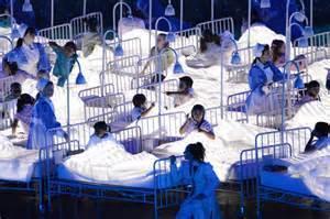 Children used as NHS propaganda during the 2012 London Olympics Ceremony