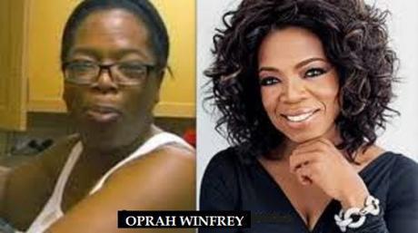 Oprah Winfrey with without makeup