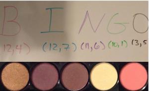 96 Palette BINGO Challenge