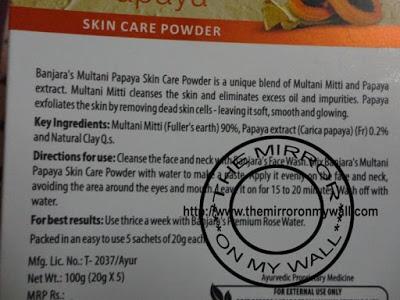 Banjara Multani Papaya Skin Care Powder3.JPG