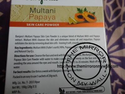 Banjara Multani Papaya Skin Care Powder2.JPG