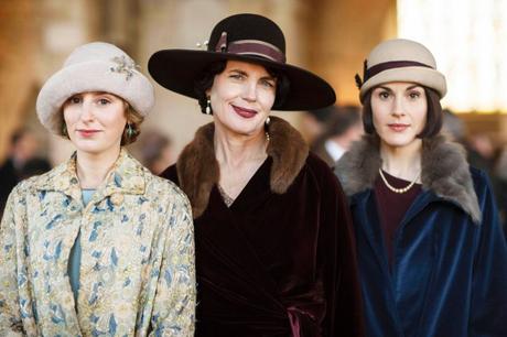 The Grantham girls in their hats--the fashion is so fun to watch on this show.
