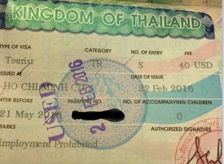 Thai visa HCM.