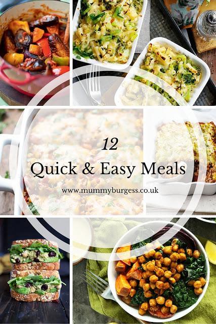 12 quick & easy meals