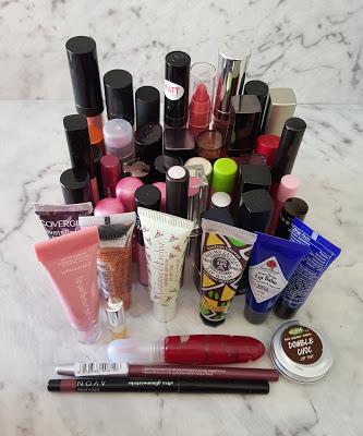 The Lip Product declutter