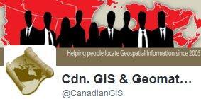 Follow @CanadianGIS on Twitter for GIS and Geomatics related info