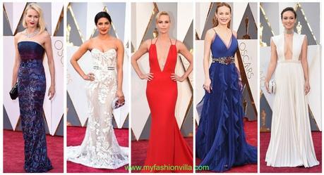 Top 5 Best Dressed Celebrities of Oscars 2016