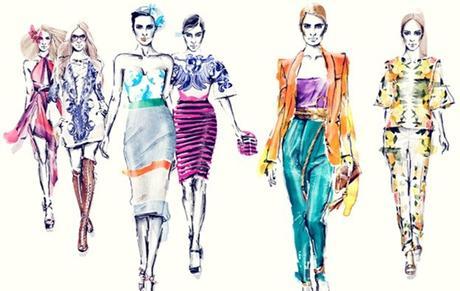 fashion-walk-ladies-drawing