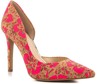 Shoe of the Day | Jessica Simpson Claudette Laser Floral Cork Pump