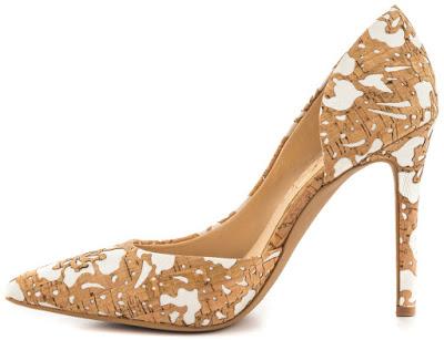 Shoe of the Day | Jessica Simpson Claudette Laser Floral Cork Pump