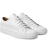 Woven Wonder:  OAMC Woven Polished Leather Sneakers