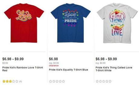 Target gay pride t-shirts for kids