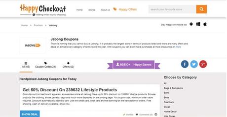 Best Offers and discount code from jabong.com