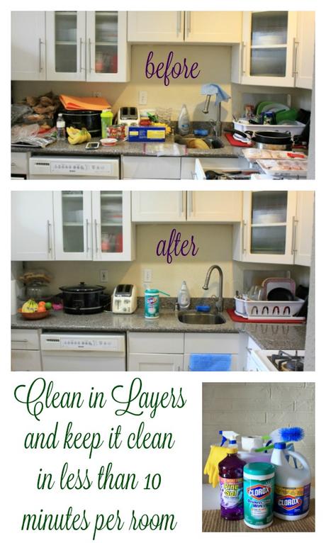 Clean your home the way your mama used to (or at least the way my Cuban mama did). Clean a room in layers, in less than 10 minutes and keep it clean with these cleaning tips and tricks. #LimpiaTotal #ad