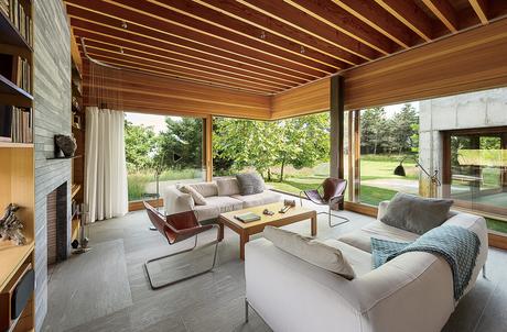 Martha's Vineyard prefab living room