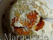 Breakfast Oats with Dates Marmalade