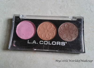L.A Colors 3 Color Eyeshadow in Orchid Review & Swatches!