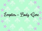 Empties Body Care Products Used 2015-16 Iraya, Shop Etc.