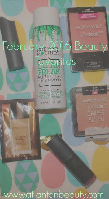 February 2016 Beauty Favorites