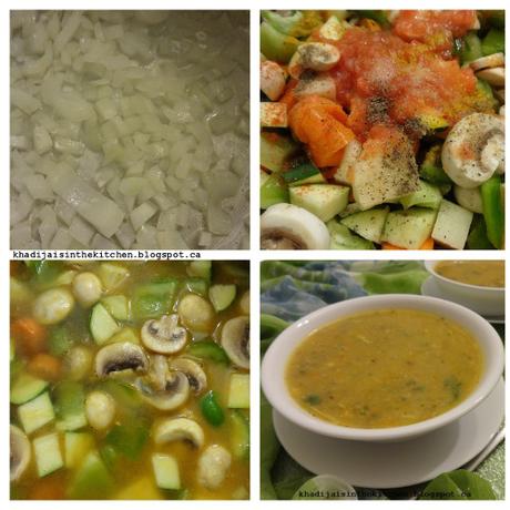 SOUPE AUX LÉGUMES / VEGETABLE SOUP / SOPA DE VERDURAS / حساء الخضروات