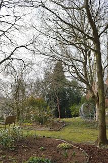 A winter picnic in a fine garden