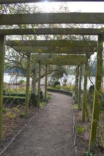 A winter picnic in a fine garden