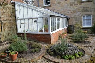 A winter picnic in a fine garden