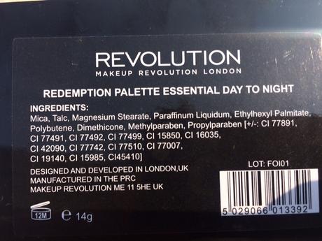 Makeup Revolution London Essential Day To Night Redemption Palette Review and Swatches!