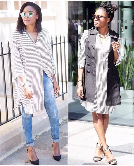 OUTFIT IDEAS | 1 SHIRT DRESS, 2 WAYS