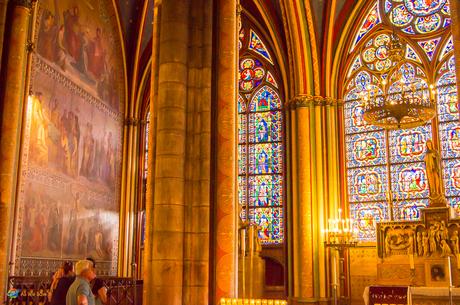 Notre Dame stained glass.