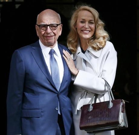 Rupert Murdoch [84] marries Jerry Hall [59]