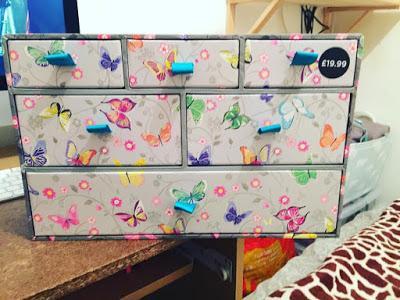 Amelie Colourful Butterfly and Floral Multi Drawer Unit | Review