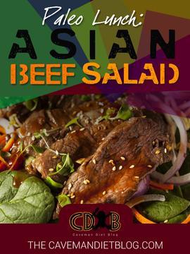 Paleo Lunch Asian Beef Salad Main Image