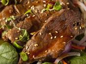 Paleo Lunch Ideas: Asian Beef Salad with Sesame Dressing