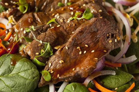Paleo Lunch Asian Beef Salad Cover Image