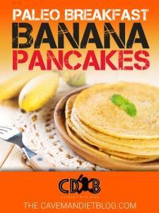 Banana Paleo Pancakes Text Image without ingredients