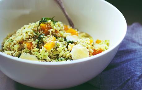 Cauliflower + Pumpkin Crunchy Risotto /// (How to Incorporate Cauliflower Rice into Meals) ///