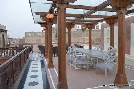 Upcoming terrace restaurant