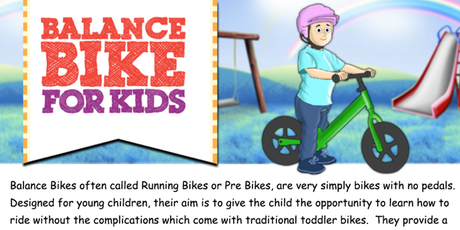 Benefits of a Balance Bike Infographic