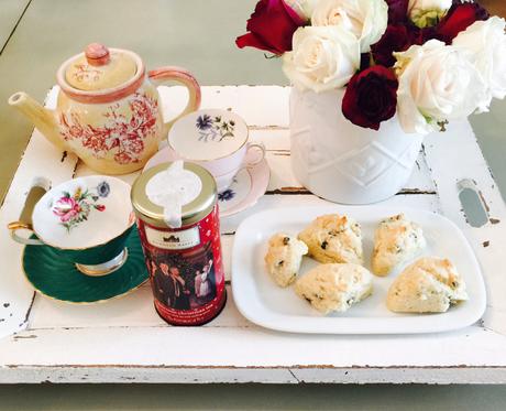 Made scones last night, have the Downton Abbey tea, and will stop and smell the roses one last time this evening. Sadness.