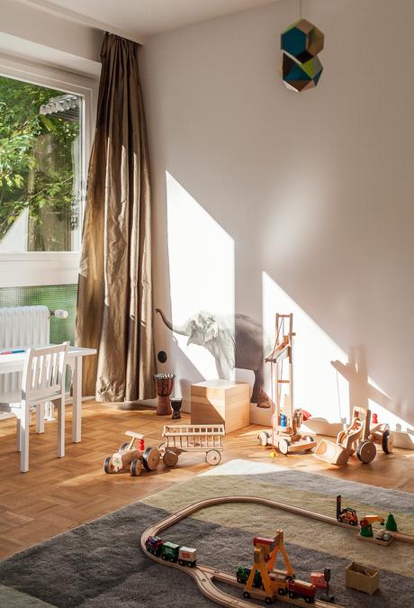 Kid's room with Colour Carpet by Scholten & Baijings for HAY.