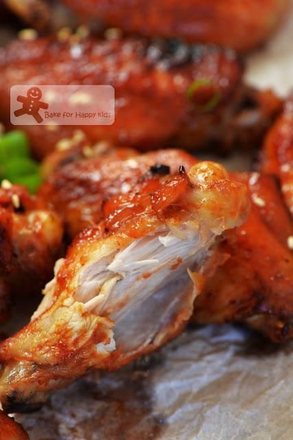 Fast and Easy Oven-Baked Sticky Chicken Wings with Sriracha, Sesame and Honey (Donna Hay)