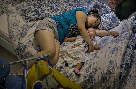 Ikea Sleeping Mum & Baby