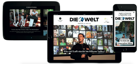 Die Welt: Doing what the tablet can do best