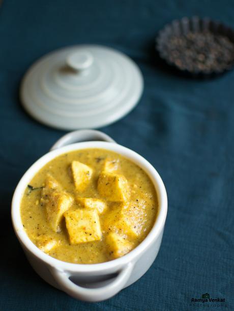 paneer kali mirch recipe - paneer pepper curry