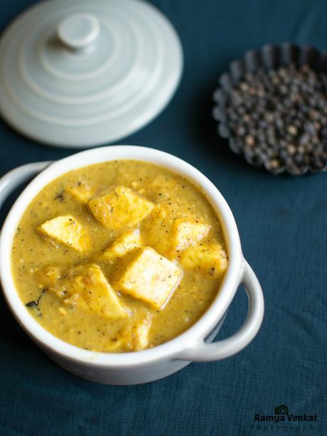 paneer kali mirch recipe - paneer pepper curry