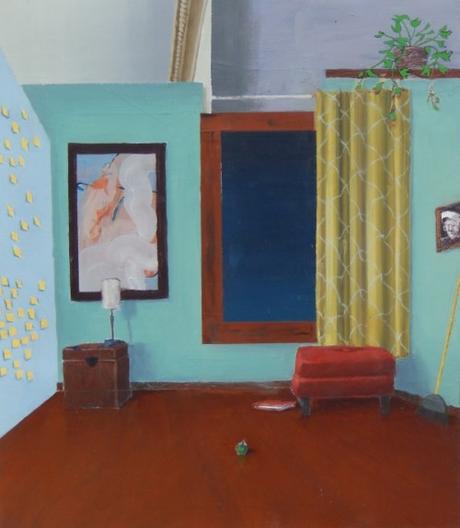 Artist Kyle Utter's Interior Oil Paintings at The Road Gallery