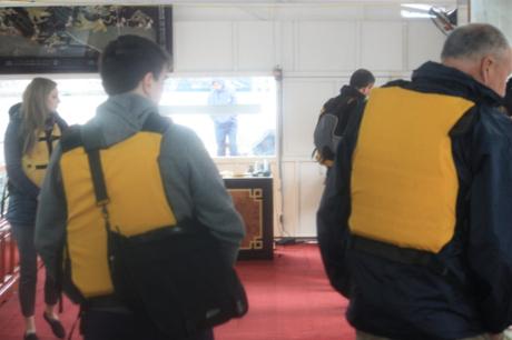 Have you ever been in a jewelry store in which everybody was wearing a life-jacket?