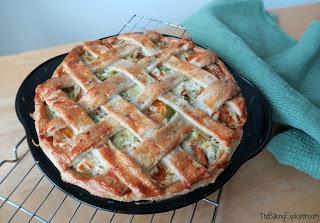 Butternut Squash, Leek & Ricotta Lattice Pie