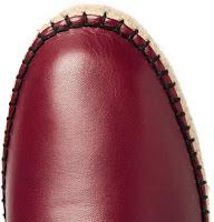 The Seasonal Slip:  Balenciaga Leather Espadrilles